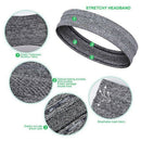 Skdk 1Pc Elastic Yoga Headband Running Fitness Sweat Band Headband Hair Ban