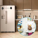 2 Pieces Refrigerator Door Lock Strong Adhesive Freezer Door Lock File DraweF9W3