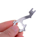20 in 1 EDC outdoor survival kit wrench opener screwdriver keychain hanging geME