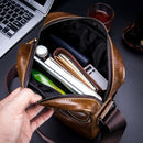 Bullcaptain Retro Leather Messenger Bag Men'S Casual Shoulder Bags Men'S Fl