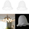 2pcs Unique Design Replacement Glass Shades for Wall Lights & Ceiling Fan Lights