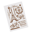 tower bicycle layering stencils for wall painting scrapbooking stamp album LJ