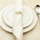 Napkin Ring, 12 Pcs Metal Napkin Rings Holder for Wedding Party Dinner Tabl E2Y7