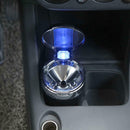 Car Storage Ashtray Portable LED Blu-ray Ashtray Car Cigarette Holder Trash Can