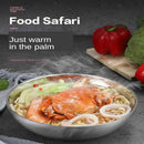 Stainless Steel Mixing Bowl for Soup Fruit Pasta Food Container Hiking 8"