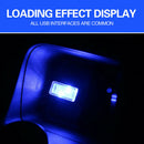 1PC Flexible Mini USB LED Light Colorful Lamp For Car Atmosphere Lamp BrightJC.