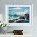 5D DIY Full Drill Diamond Painting Wide Sea Cross Stitch Embroidery Mosaic