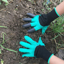 1 Pair Garden Gloves Plastic Rubber Glove With Claws Quick Easy Digging Plantin@