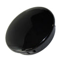 Gloss Black Steering Wheel Center Cover Cap 2-1/2 Inch x 3/8 Inch Marine Boat