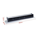 25mm DIN Rail 20 Position 660V 15A Barrier Screw Terminal Strip Z1W4