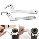 2 Pieces Heavy Duty Chrome Vanadium Steel 19-170mm Capacity Adjustable Hook