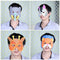 12pcs Cartoon 0-18Y Children Assorted EVA Foam Animal Masks Set Party Prop