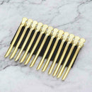 12Pcs Salon Hair Styling Clips Sectioning Alligator Hair Plastic Clip Golde