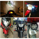 Motorbike Headlight Bright LED Spotlight Scooter Lamps Auxiliary Lightings White