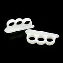 2x Silicone Gel Toe Finger Separator Bunion Guard Hallux Foot Massager Valg S1L4