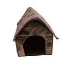 Portable Pet Dog Cat Puppy Soft House Bed Cat Footprint House Tent Kennel