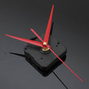 Red Long Hands Quartz Wall Clock Spindle Movement Mechanism Part DIY Repair