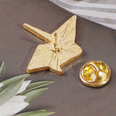 Cartoon Multi Crane Girl Enamel Collar Pins Badge Corsage Brooch Pin Jewelry FT