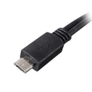 Micro USB Splitter Cable, Micro USB Male to USB-A Male and USB-A Female Adapter