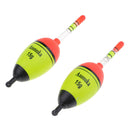 2pcs Luminous Fishing Float Vertical Rock Fishing Buoy Plastic Bobber 15g