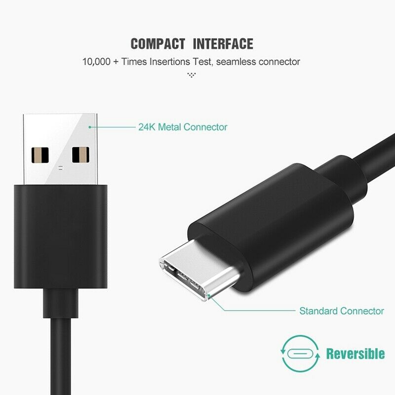 Fast Charger USB Data Cable For S8, S9, Plus Note 8, A8 2018 A5 white H7P3