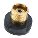 Outdoor Camping Stove Connector Gas Bottle Adaptor 40 x 40mm, Self-closing Gas