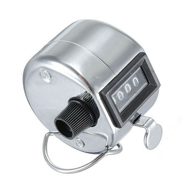 12pcs Metal Hand Held Tally Counter Counting Counters 4 Digit Palm Golf Cli R7I7