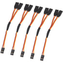 5Pcs 150mm Y Type Extended Line Extension Lead Wire Cable For Futaba Jr Y H R6N5