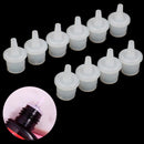 10pcs Eyelash Glue Replacement Bottle Mouth Head Convenient Extended Glue lj