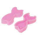 1pc Fish Mermaid Tail Keychain Pendant Silicone Mold for DIY Pudding Candy SEAU