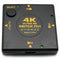 4K HDMI Switch Box Selector 3 In 1 Out kvm Audio Extractor Hub Splitter Swi G7Z2