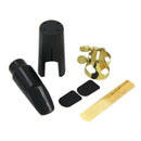 Plastic Soprano Sax Mouthpiece with Metal Cap Buckle Reed Mouthpiece Patche