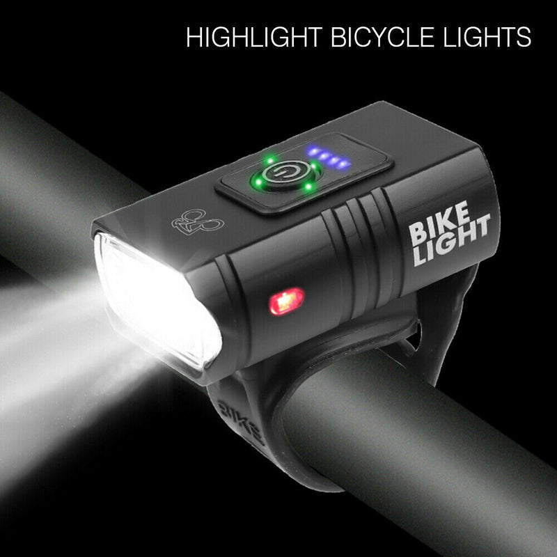 T6 LED Bicycle Front Light 10W 6 Modes USB Rechargeable MTB Bike Front Lamp
