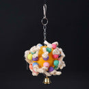 Wooden Parrot Birds Toys Plaything Colorful Pet Bird Accessories(2)