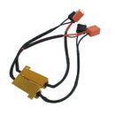 50W Load Resistor LED Canbus H7 Fog Light Wiring Harness adapters Decoder