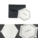Wet Film Comb 25-3000um Hexagonal Gauge Stainless Steel Thickness Gage