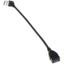 Down 90 Degree USB 3.0 Male to Female Adapter Converter Extension Cable