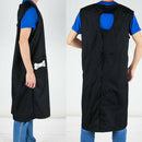 Size_M Black Pet Grooming Apron Workwear Work Clothes for Dog Beauticians