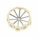 10PCS 45*25mm Wool Felt Polishing Disc Wheel Shank For Jewelry Metal Buffi PUB