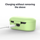 Portable Protective Silicone Case w/Buckle for QCY T1S/T2C/T1X/QS2/T2S Earbuds