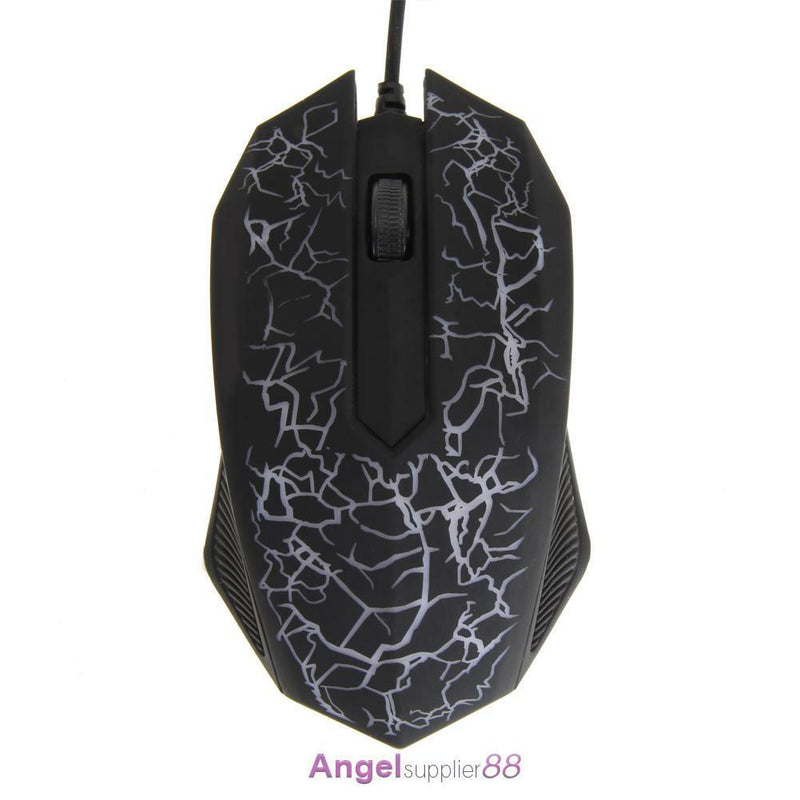 USB Mouse 3 Buttons Optical Gaming Game Mouse 7 Colors LED for PC Laptop