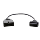 Car Error Fixing 12 Pin To 16 Pin OBD2 OBDII Scanner Cable Adapter For GM