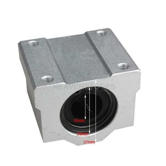 16 mm SC16UU Linear Ball Bearing Slider Slide CNC Bushing For Replacemen  hv2n