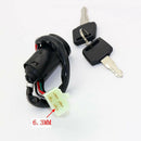 4-Wire Ignition Key Barrel Switch 50cc 110cc 125cc 250cc PIT Quad Dirt Bike