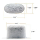 12 Pack For Cuisinart Compatible Charcoal Water Filters Removes Chlorine, O Q2L2