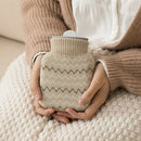 Heating Bottle Environmental Silicone Hot Water Bag with Knit Cover, Christ