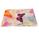 Butterfly Flower Pattern Voile Curtain Window Tulle Sheer Drapes Screen 1Mx2M