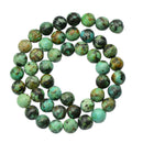Natural Turquoise Beads 8mm Blue Africa Turquoise Round Loose Stone Beads