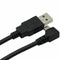 Right Angle 2.0 USB to Left Angle Mini USB Male 90 Charge L1S7 Degree Cabl X8W2