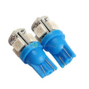 2PCS T10 5SMD-5050 LED 194 168 W5W Car Replace Side Wedge Tail Light Blue Light